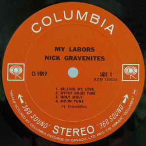 Nick Gravenites - My Labors - 1969