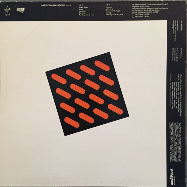 Orchestral Manoeuvres In The Dark - Orchestral Manoeuvres In The Dark - 1980