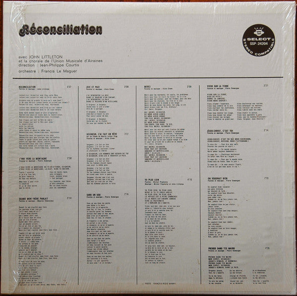 John Littleton - Réconciliation