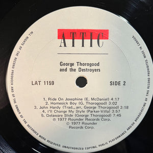 George Thorogood & The Destroyers - George Thorogood And The Destroyers - 1982