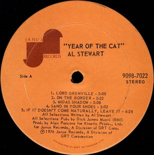 Al Stewart - Year Of The Cat - 1976