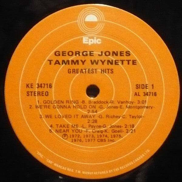 George Jones & Tammy Wynette - Greatest Hits - 1977