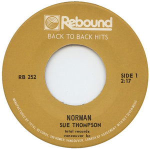 Sue Thompson - Norman / Sad Movies -