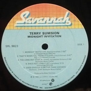 Terry Sumsion - Midnight Invitation - 1984
