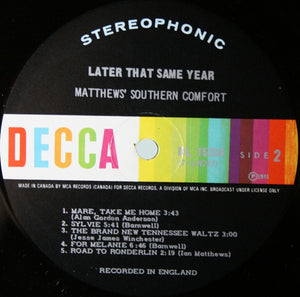 Matthews' Southern Comfort - Later That Same Year