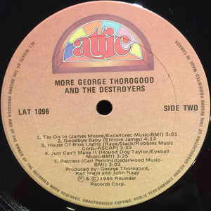 George Thorogood & The Destroyers - More George Thorogood And The Destroyers - 1980