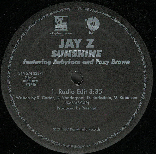 Jay-Z - Sunshine