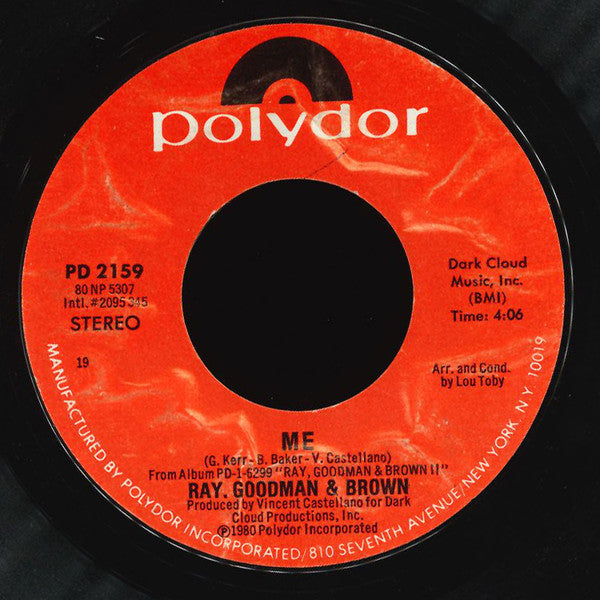 Ray, Goodman & Brown - Shoestrings / Me