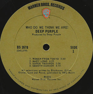 Deep Purple - Who Do We Think We Are - 1973