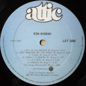 Ron Nigrini - Ron Nigrini - 1975