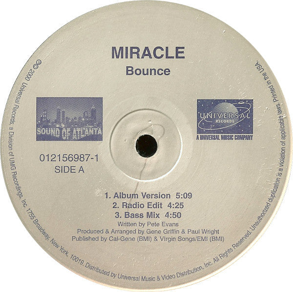 Miracle - Bounce - 2000