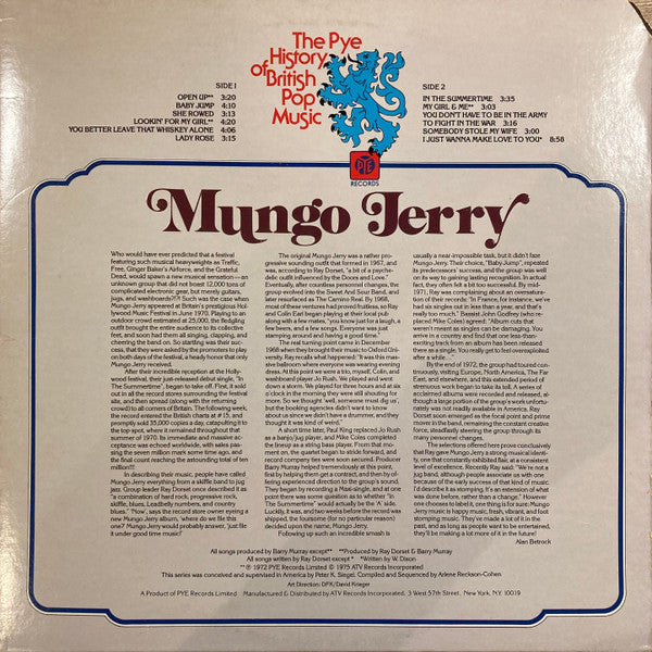 Mungo Jerry - Mungo Jerry