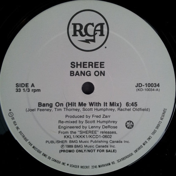 Sheree Jeacocke - Bang On (Hit Me With It Mix) - 1989