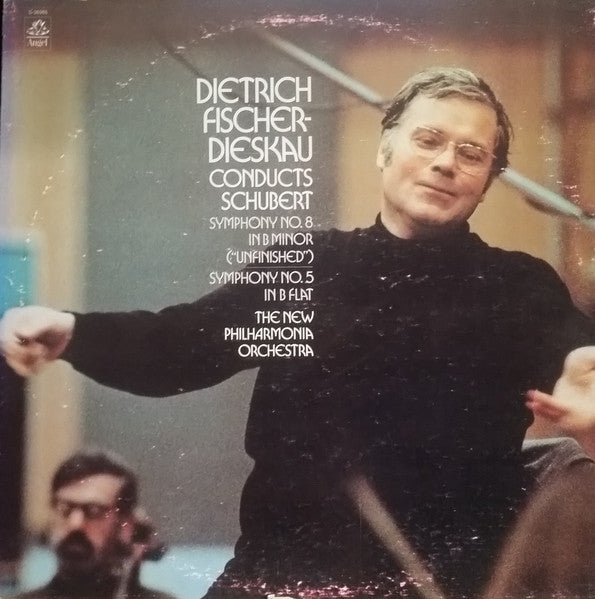 Dietrich Fischer-Dieskau Conducts Franz Schubert, New Philharmonia Orchestra - Symphony No. 8 In B Minor ("Unfinished"); Symphony No. 5 In B Flat - 1973