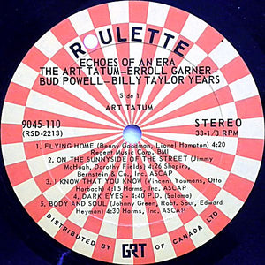 Art Tatum / Erroll Garner / Bud Powell / Billy Taylor - The Art Tatum - Erroll Garner - Bud Powell - Billy Taylor Years -