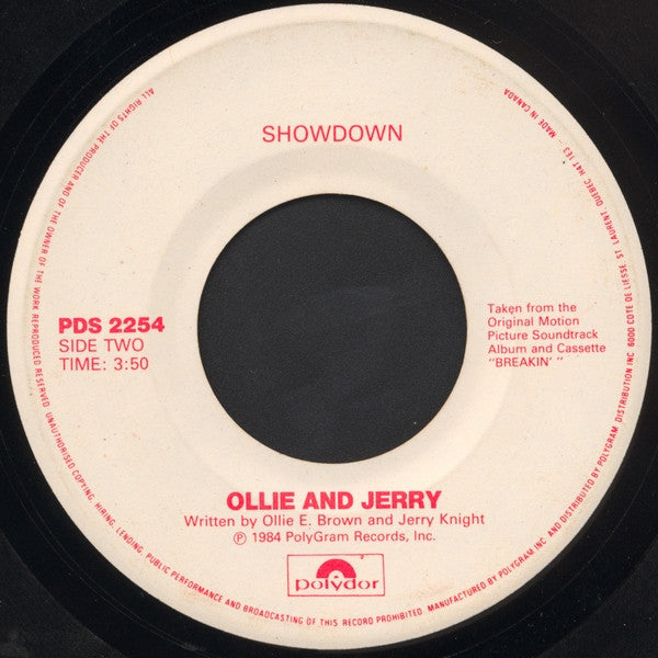 Ollie And Jerry - Breakin'... There's No Stopping Us