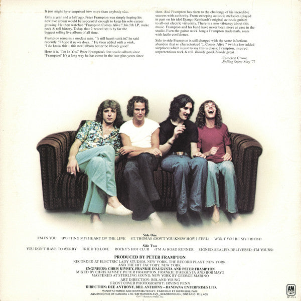 Peter Frampton - I'm In You