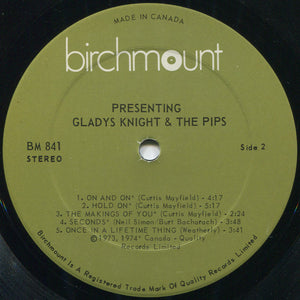 Gladys Knight And The Pips - Presenting Gladys Knight & The Pips - 1974