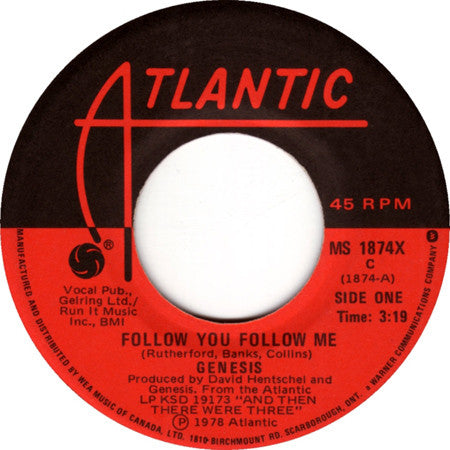 Genesis - Follow You, Follow Me - 1978
