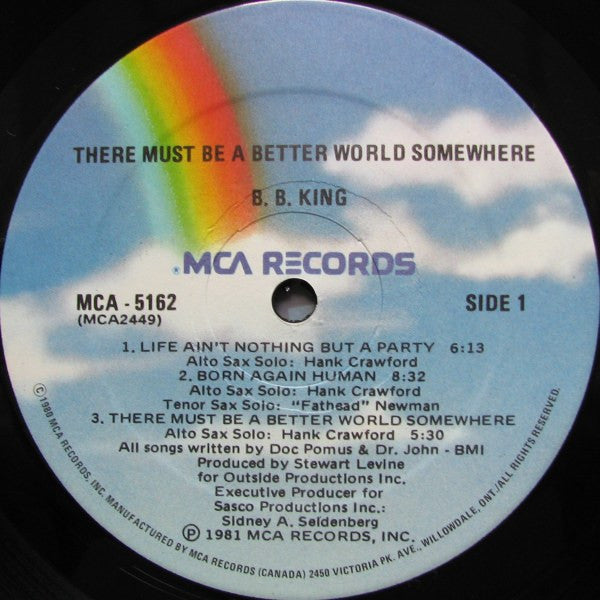 B.B. King - There Must Be A Better World Somewhere