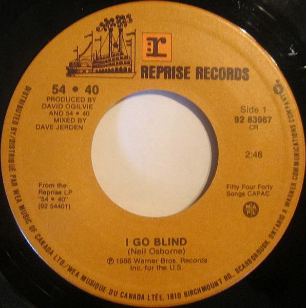 54-40 - I Go Blind - 1986