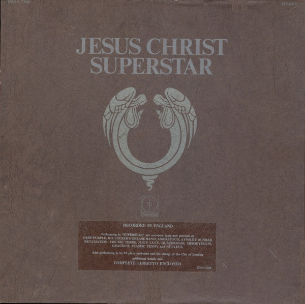 Andrew Lloyd Webber & Tim Rice - Jesus Christ Superstar - A Rock Opera - 1970