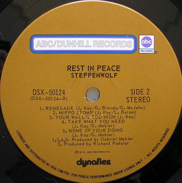 Steppenwolf - Rest In Peace