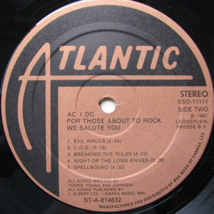 AC/DC - For Those About To Rock (We Salute You) - 1981