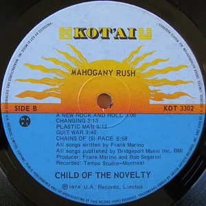 Mahogany Rush - Child Of The Novelty Vinyl Record