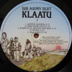 Klaatu - Sir Army Suit - 1978