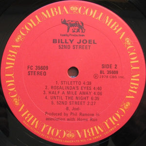 Billy Joel - 52nd Street - 1978