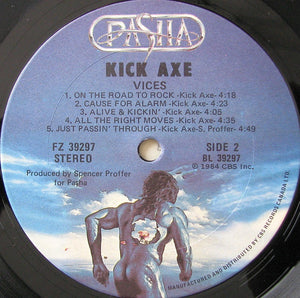 Kick Axe - Vices Vinyl Record