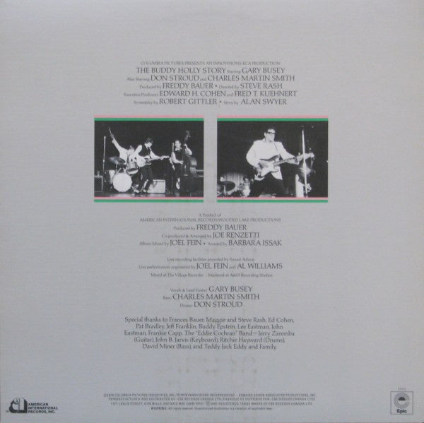 Gary Busey - The Buddy Holly Story - Original Motion Picture Soundtrack - 1978