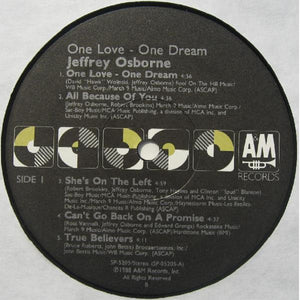 Jeffrey Osborne - One Love - One Dream