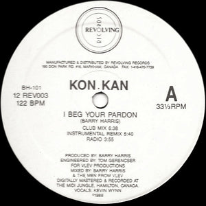 Kon Kan - I Beg Your Pardon - 1988
