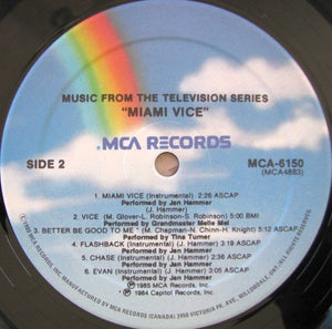 Various - Miami Vice - Music From The Television Series - 1985