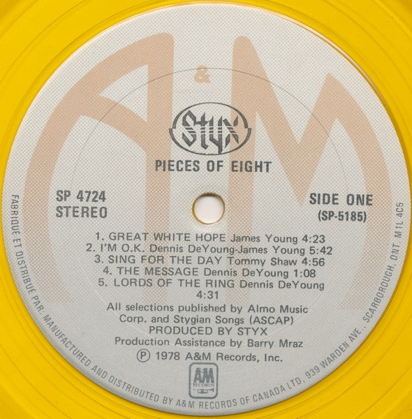 Styx - Pieces Of Eight - 1978