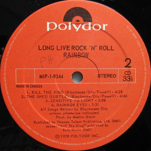Rainbow - Long Live Rock 'N' Roll -