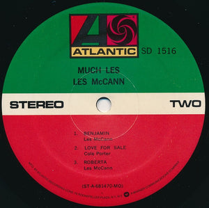 Les McCann - Much Les Vinyl Record