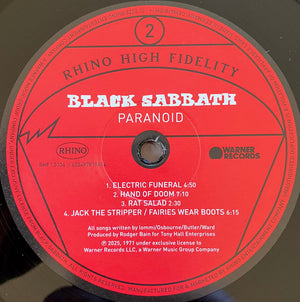 Black Sabbath - Paranoid - 2025