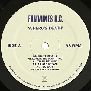 Fontaines D.C. - A Hero's Death - 2021