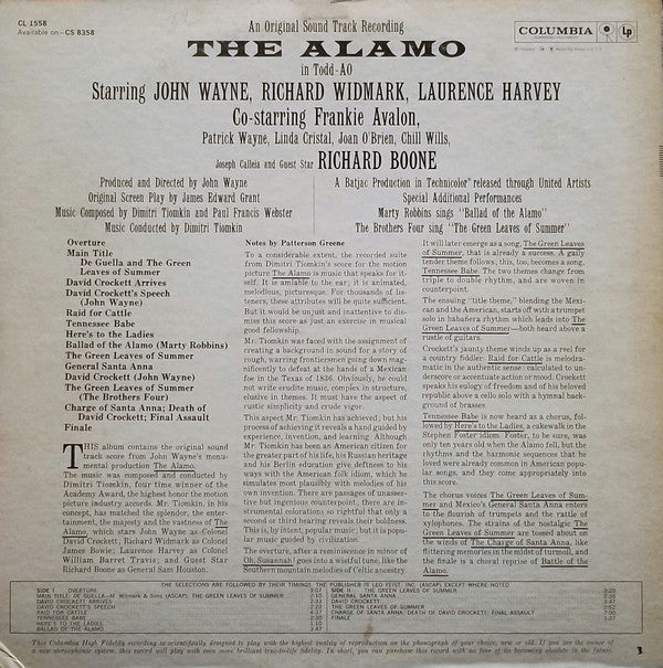 Dimitri Tiomkin - The Alamo