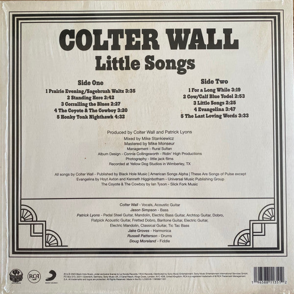 Colter Wall - Little Songs