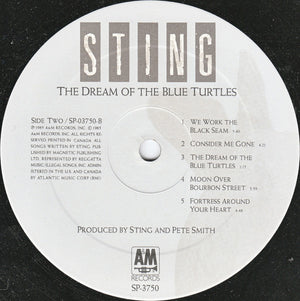 Sting - The Dream Of The Blue Turtles - 1985