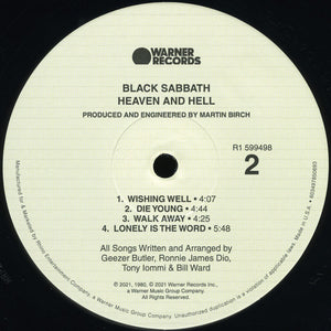 Black Sabbath - Heaven And Hell - 2021
