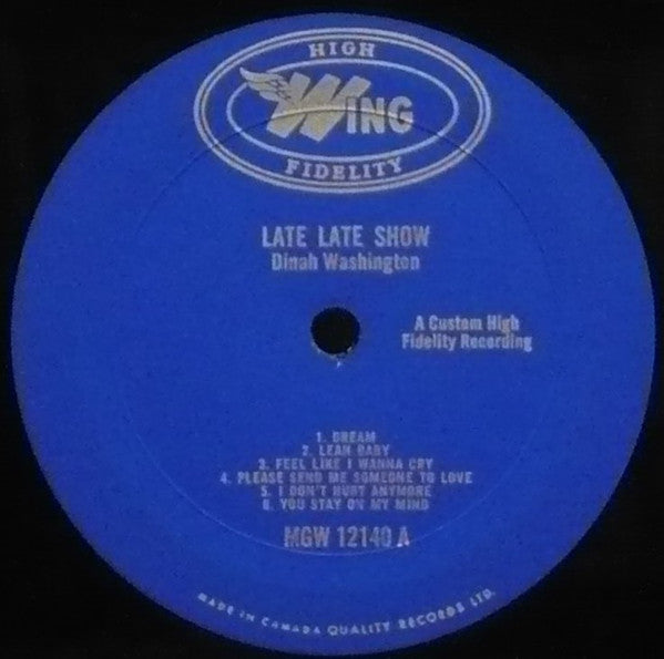 Dinah Washington - Late Late Show - 1963