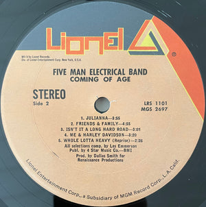 Five Man Electrical Band - Coming Of Age - 1971