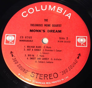 The Thelonious Monk Quartet - Monk's Dream