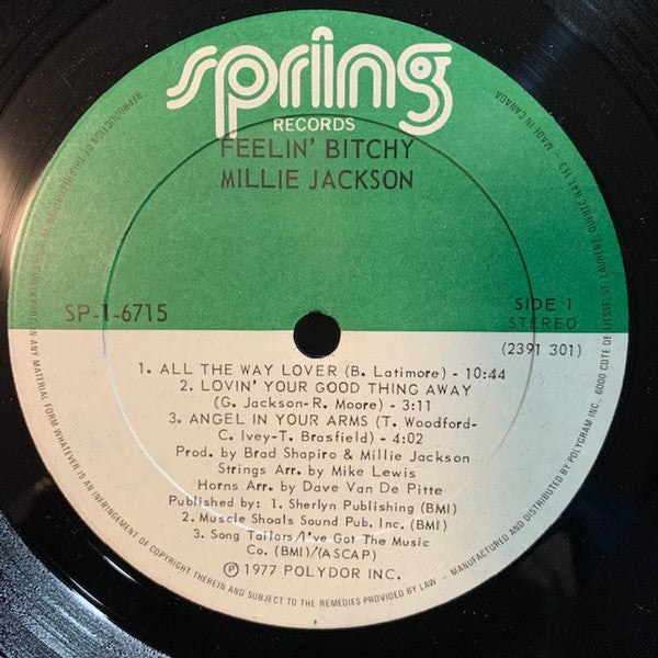 Millie Jackson - Feelin' Bitchy - 1977