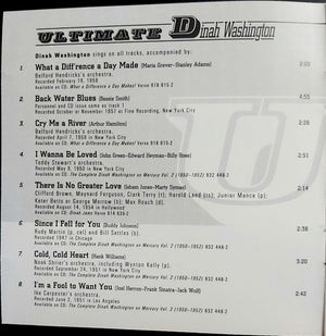 Dinah Washington Selected By Abbey Lincoln - Ultimate Dinah Washington (CD) - 1997
